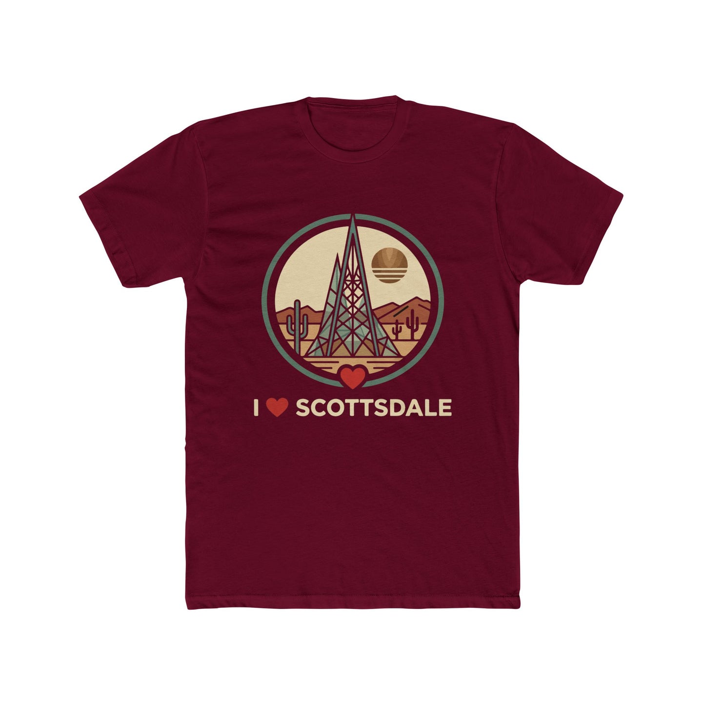 Scottsdale Retro Desert Tee — I  Scottsdale Graphic T-Shirt