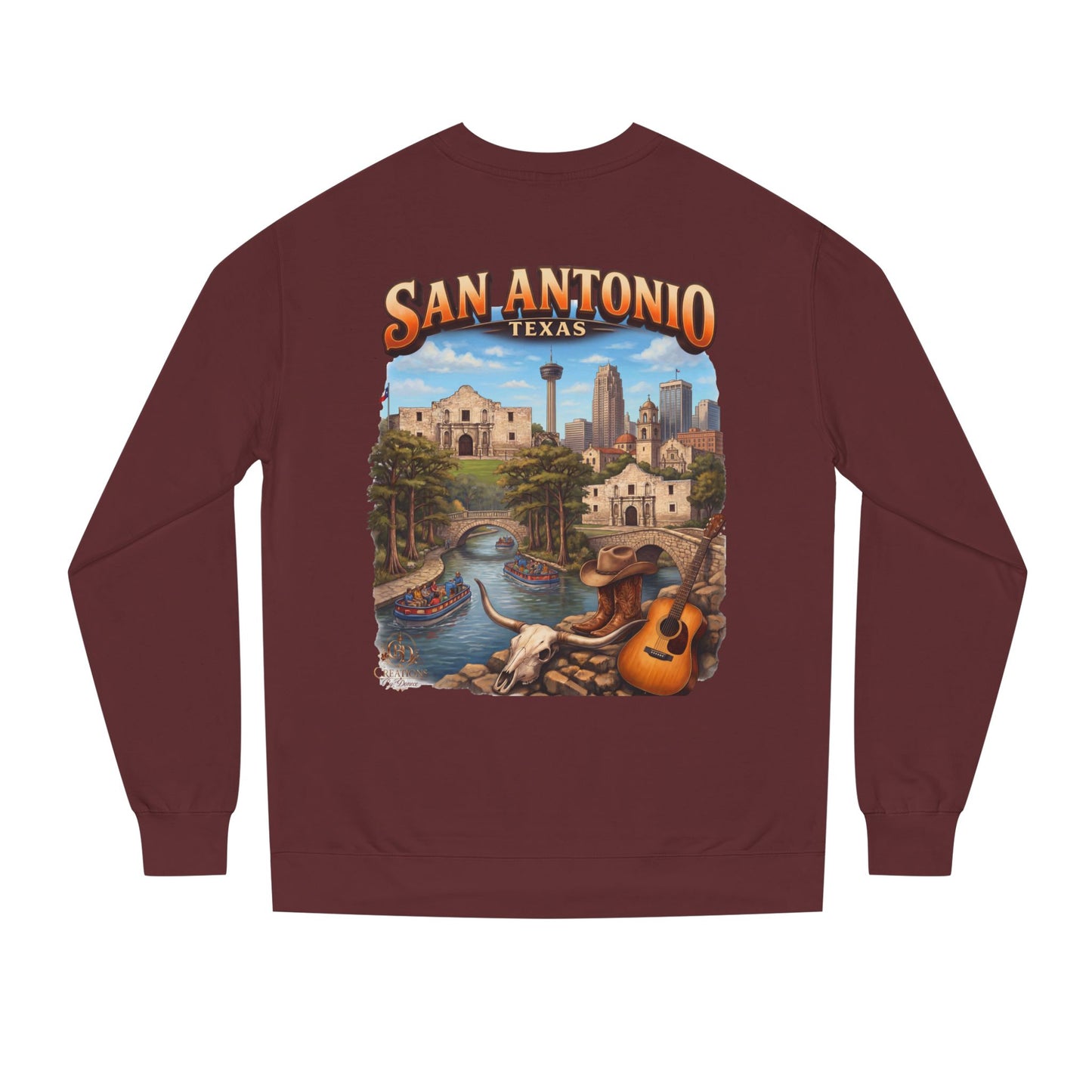 San Antonio Riverwalk Sweatshirt — Texas Travel Scenic Crewneck