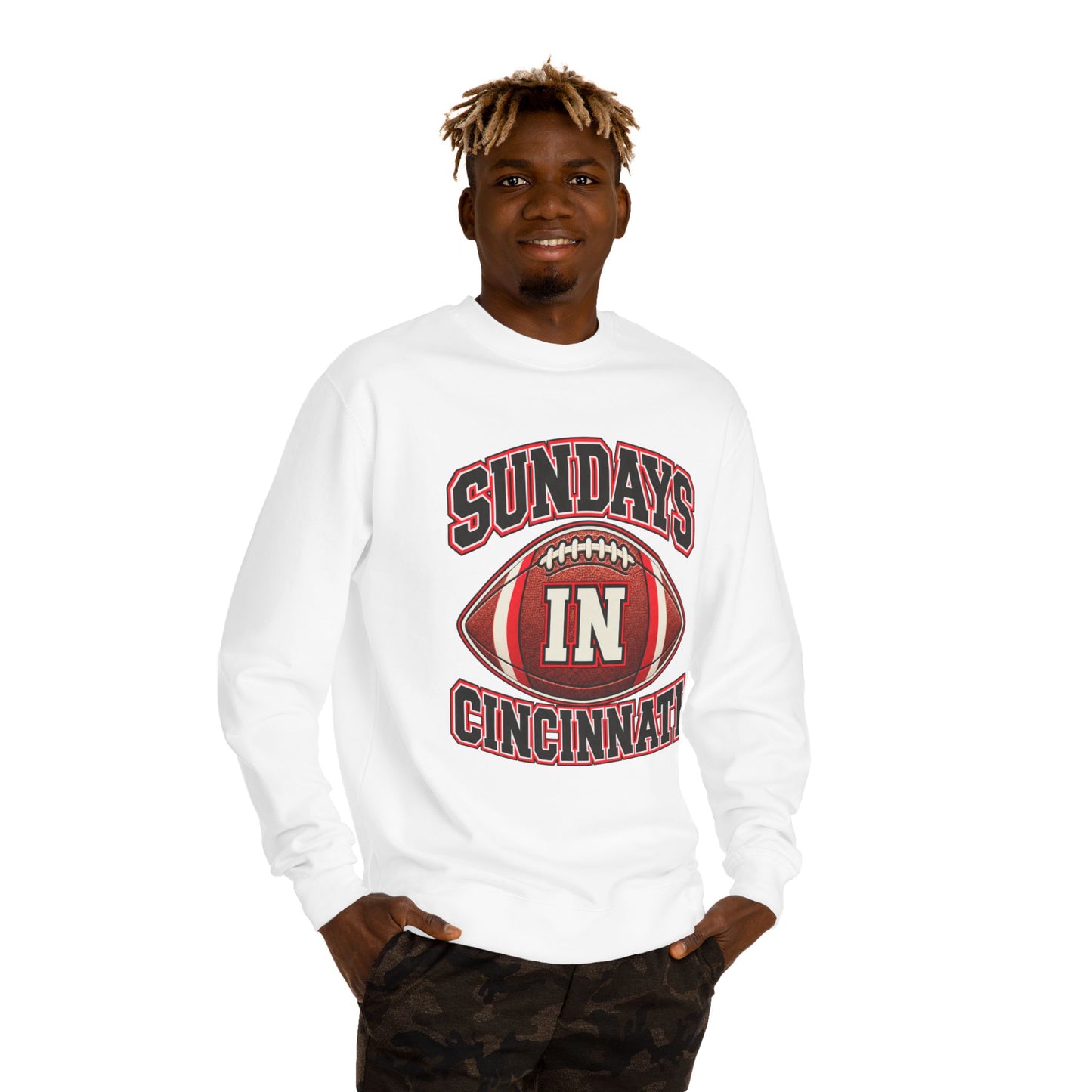 Sundays In Cincinnati Football Sweatshirt