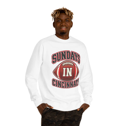 Sundays In Cincinnati Football Sweatshirt