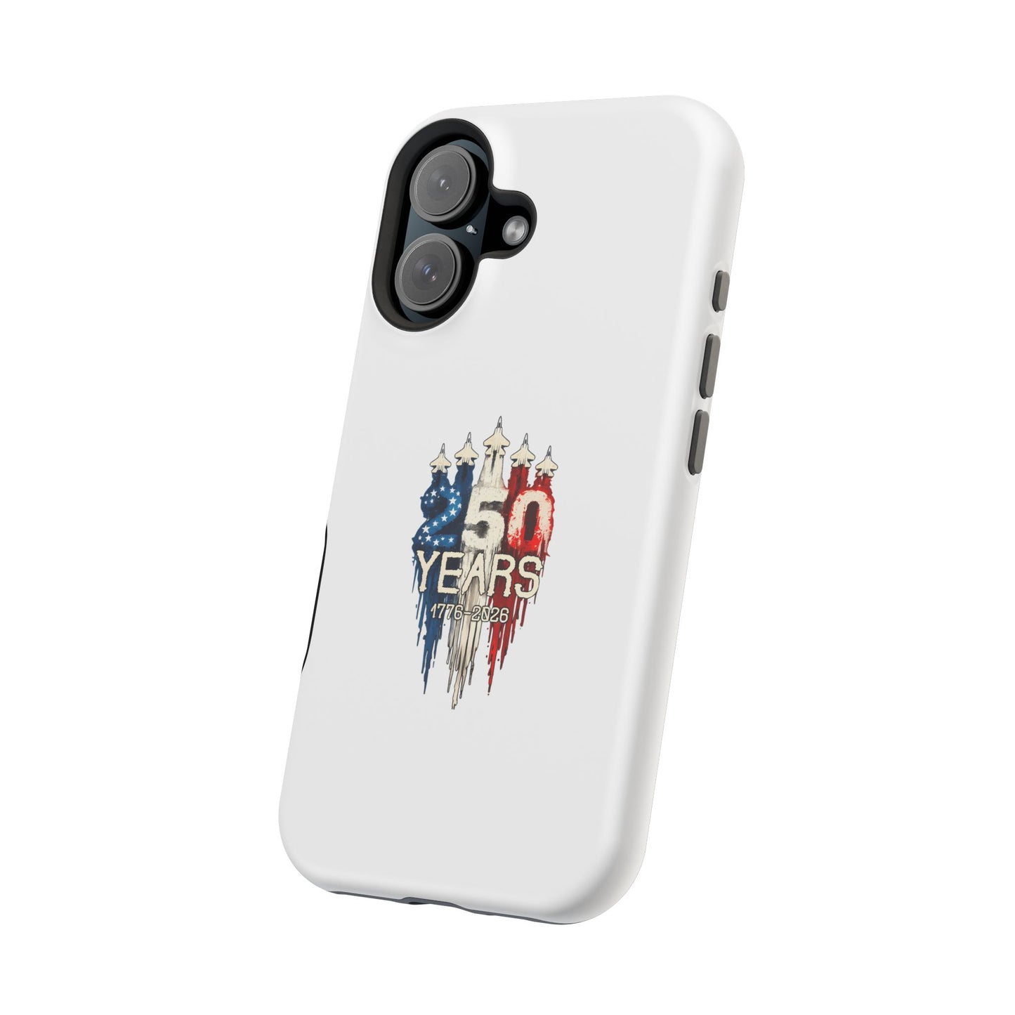 50 Years Patriotic iPhone Case — American Flag Anniversary Magnetic Impact-Resistant Case