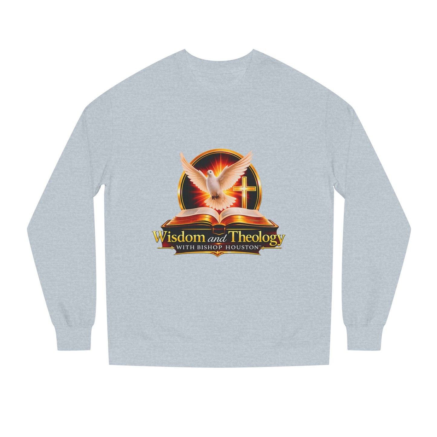 Wisdom and Theology Crewneck Sweatshirt — Dove & Cross Christian Pullover
