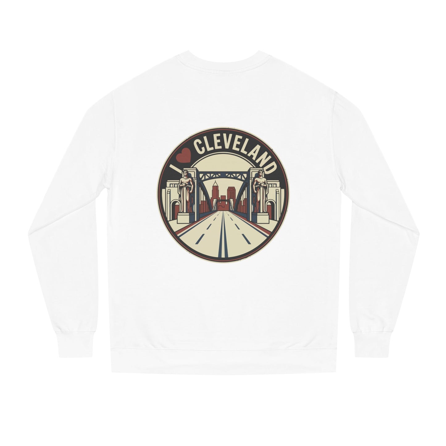 Cleveland Skyline Sweatshirt — I  Cleveland Retro City Crewneck