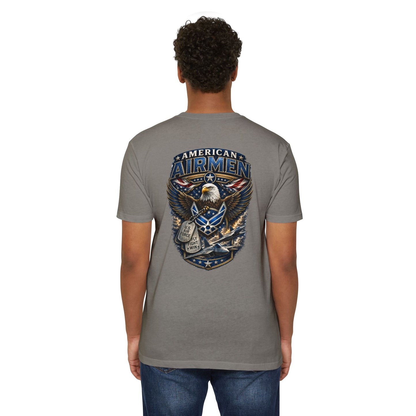 American Airmen Eagle T-Shirt — Patriotic USA Air Force Graphic Tee