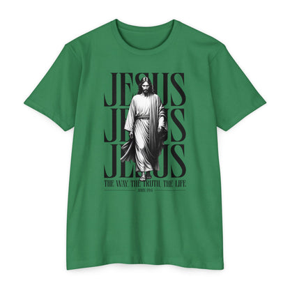 Jesus Graphic T‑Shirt — The Way The Truth The Life Faith Tee