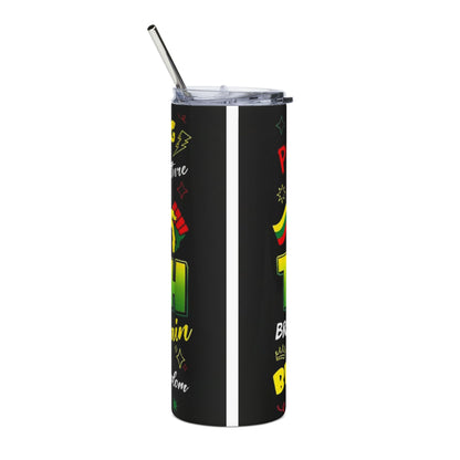 Juneteenth Stainless Steel Tumbler – Black Power Celebration 20oz
