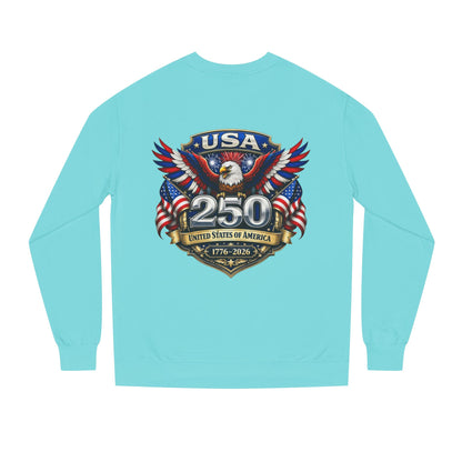USA 250th Anniversary Eagle Sweatshirt — 1776-2026 Patriotic Crewneck