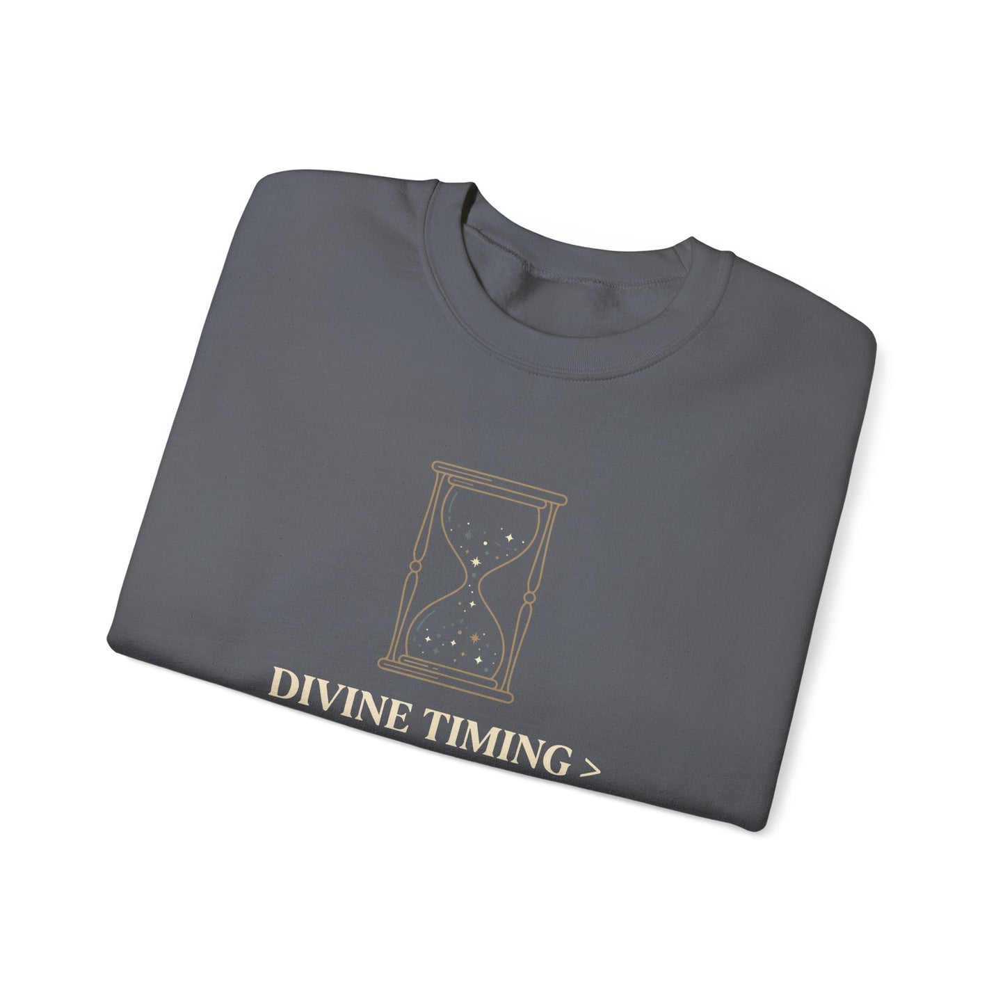 Divine Timing Human Rushing  Sweatshirt