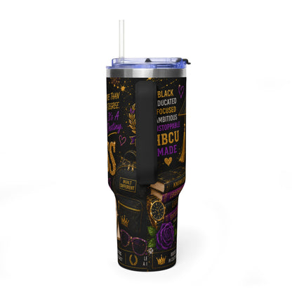 40oz Vacuum Tumbler - Built for Greatness HBCU Graduation Travel Mug