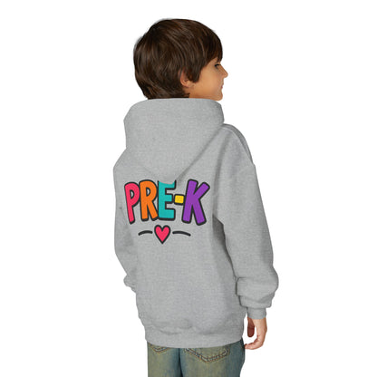 Pre-K Kids Hoodie — Colorful Cute Pre-K School Hooded Sweatshirt for Toddlers