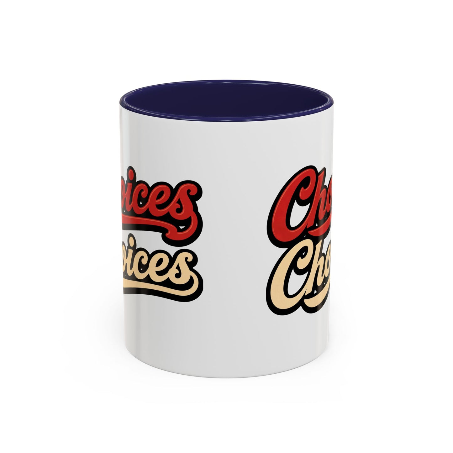 Choices Retro Accent Coffee Mug — Vintage Script 11/15oz