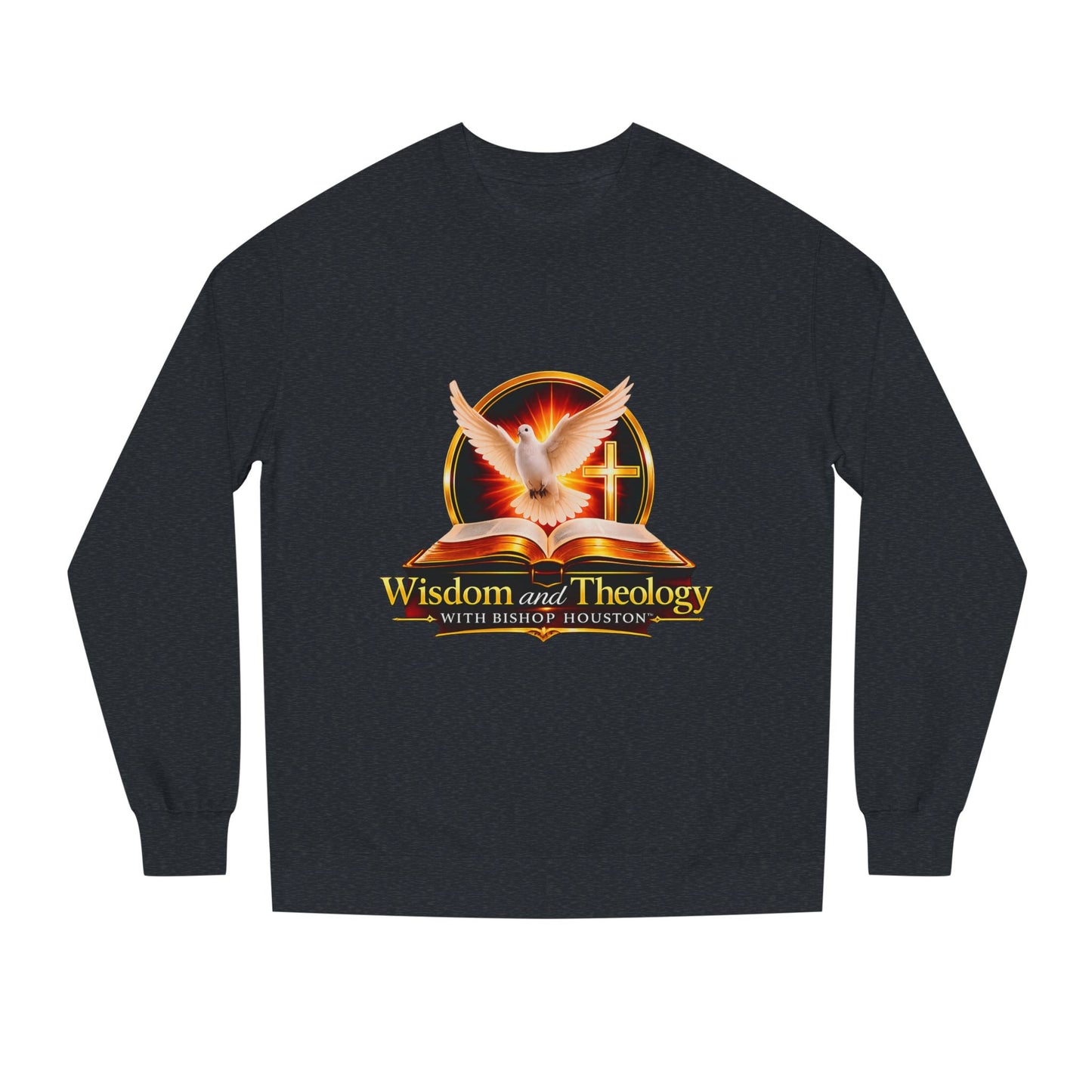 Wisdom and Theology Crewneck Sweatshirt — Dove & Cross Christian Pullover