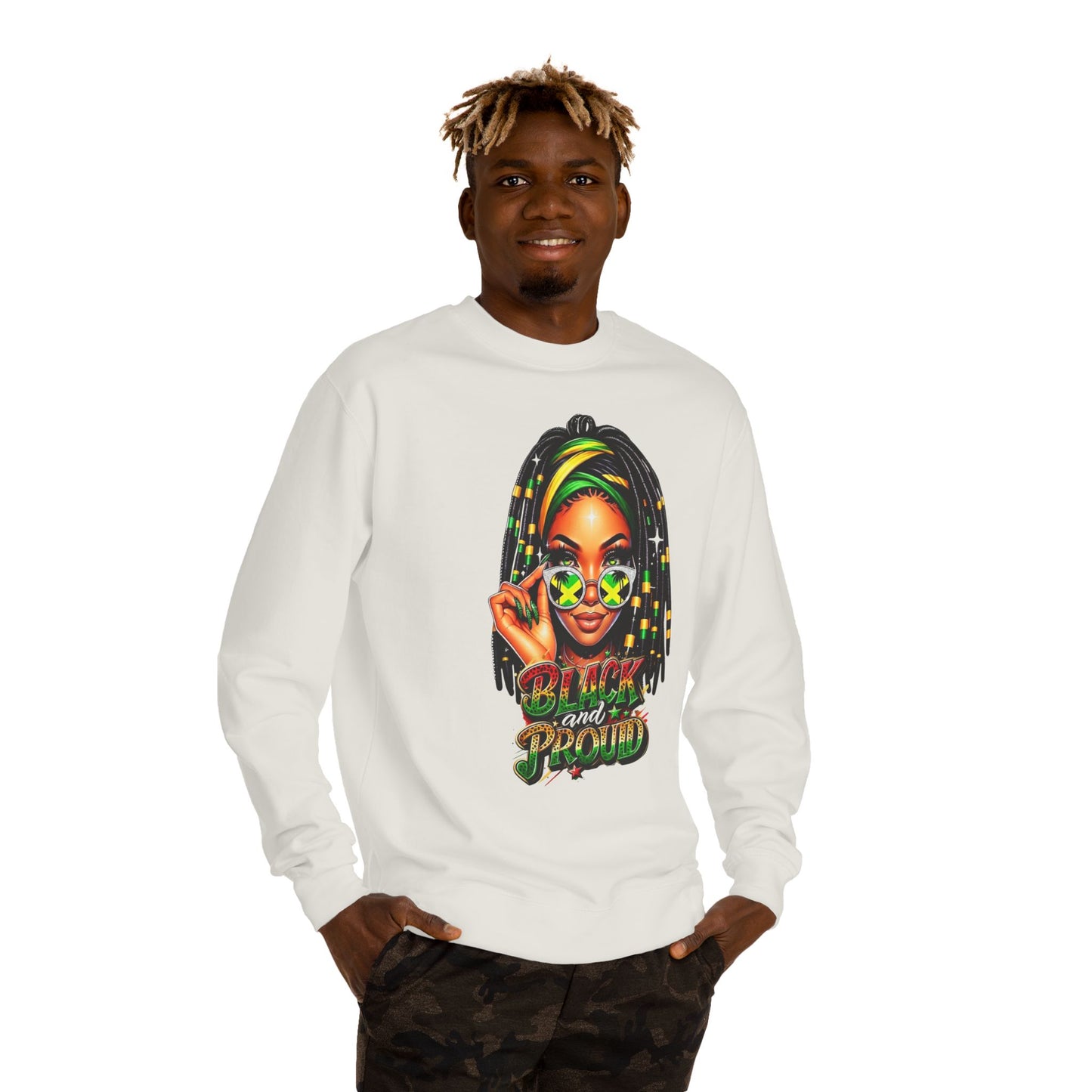 Black and Proud Crewneck Sweatshirt