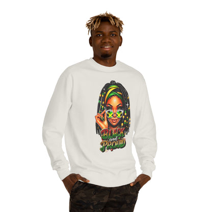 Black and Proud Crewneck Sweatshirt