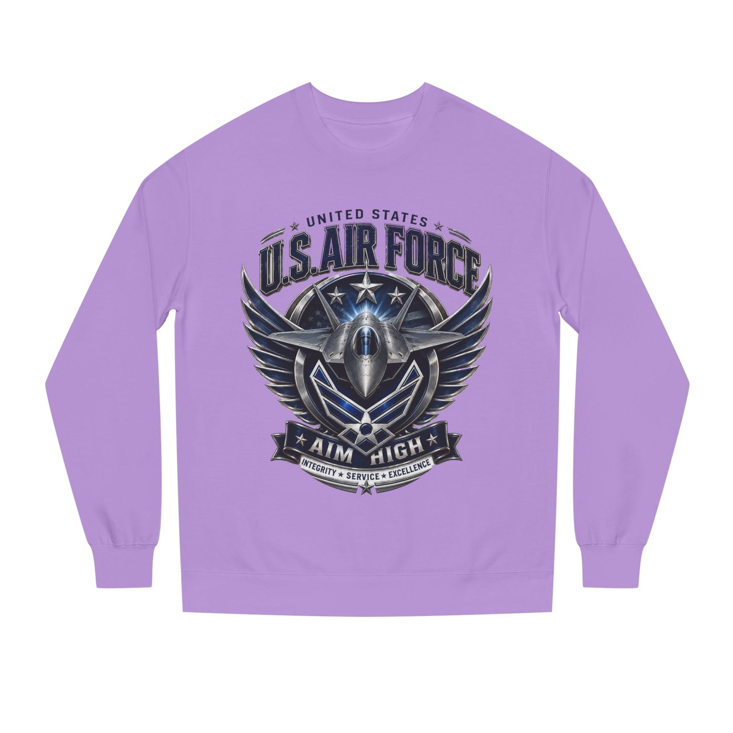 U.S. Air Force 'Aim High' Crewneck Sweatshirt — Military Aviation Graphic
