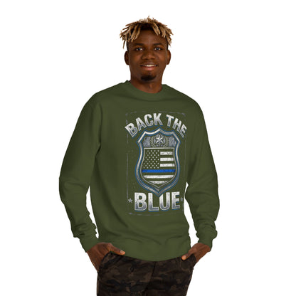 Back the Blue Sweatshirt — Police Support Crewneck