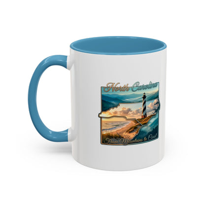 Coastal Lighthouse Coffee Mug – From Mountains to Coast Accent Mug