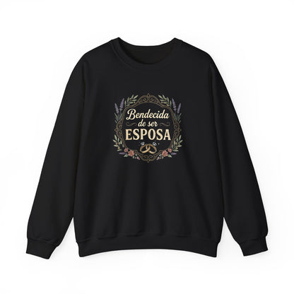 Bendecida de ser Esposa Sweatshirt