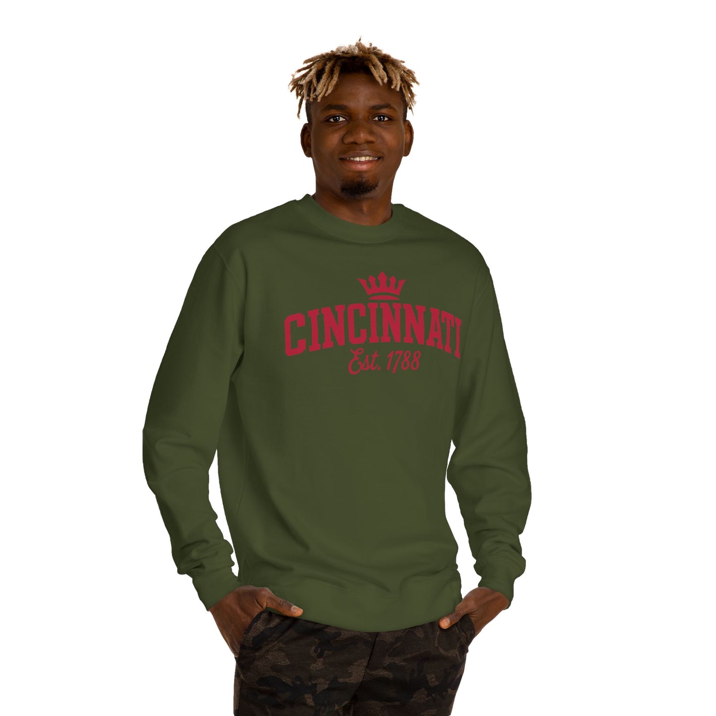 Cincinnati Est. 1788 Crewneck Sweatshirt — Vintage City Pride