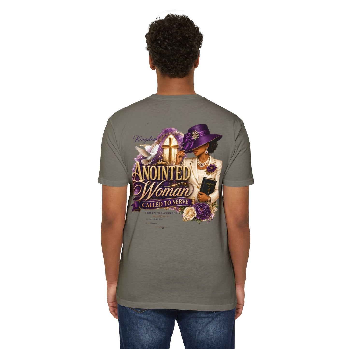Anointed Woman T-Shirt — "Called to Serve" Christian Faith Tee