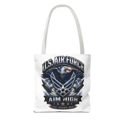 U.S. Air Force Aim High Tote Bag — Patriotic Eagle Military Tote
