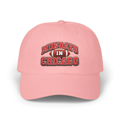 Mondays in Chicago Dad Cap – Vintage Football Logo Baseball Hat