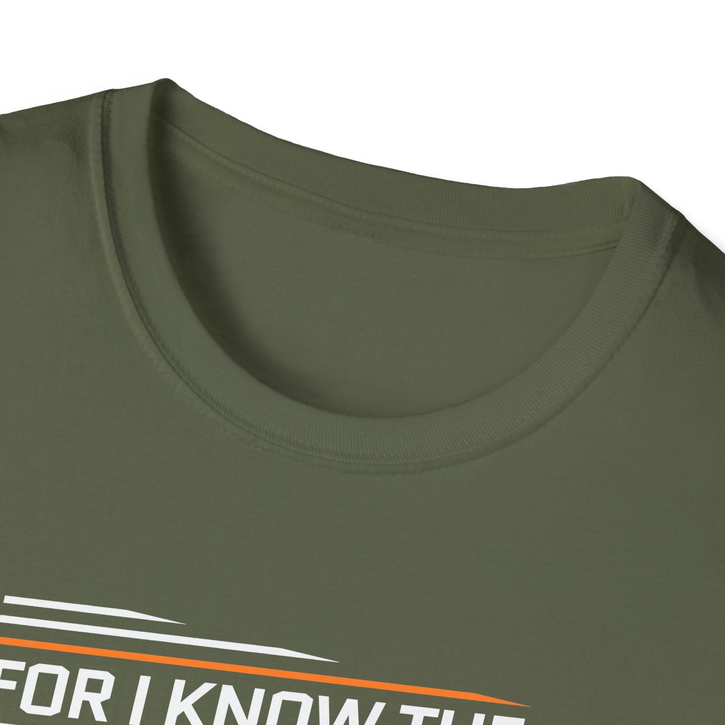 For I Know the Plans I Nave for You Declares the Lord Plans to Prosper You and Not to Harm You Plans to Give You Hope and a Future T-Shirt
