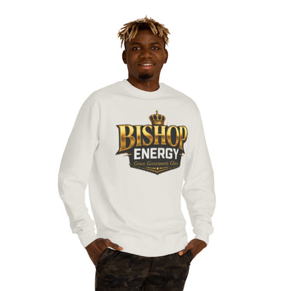 Bishop Energy Crewneck Sweatshirt — Gold Crown Logo Streetwear