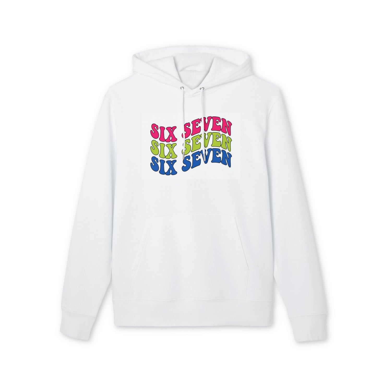 Retro "Six Seven" Graphic Hoodie — Vintage Psychedelic Streetwear