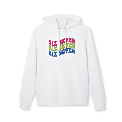 Retro "Six Seven" Graphic Hoodie — Vintage Psychedelic Streetwear