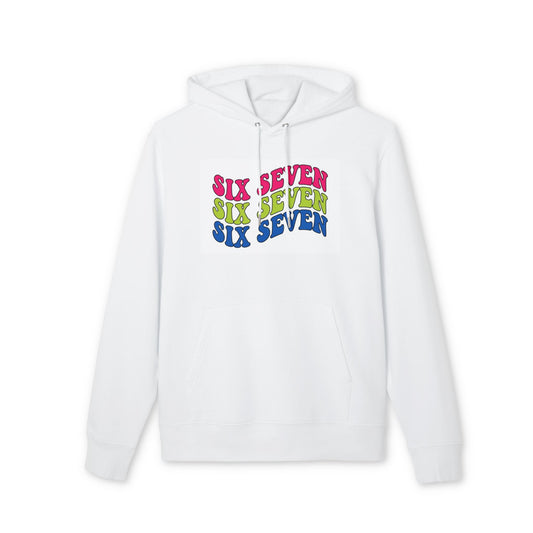 Retro "Six Seven" Graphic Hoodie — Vintage Psychedelic Streetwear