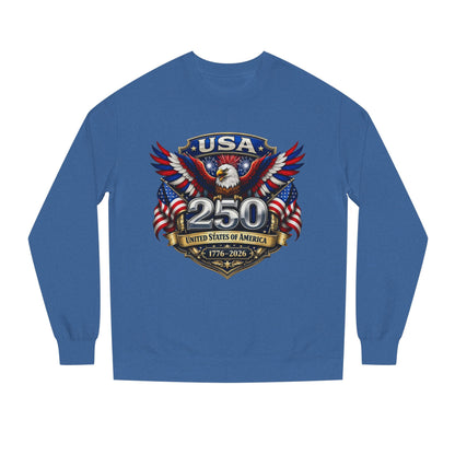 USA 250th Anniversary Eagle Sweatshirt — 1776-2026 Patriotic Crewneck