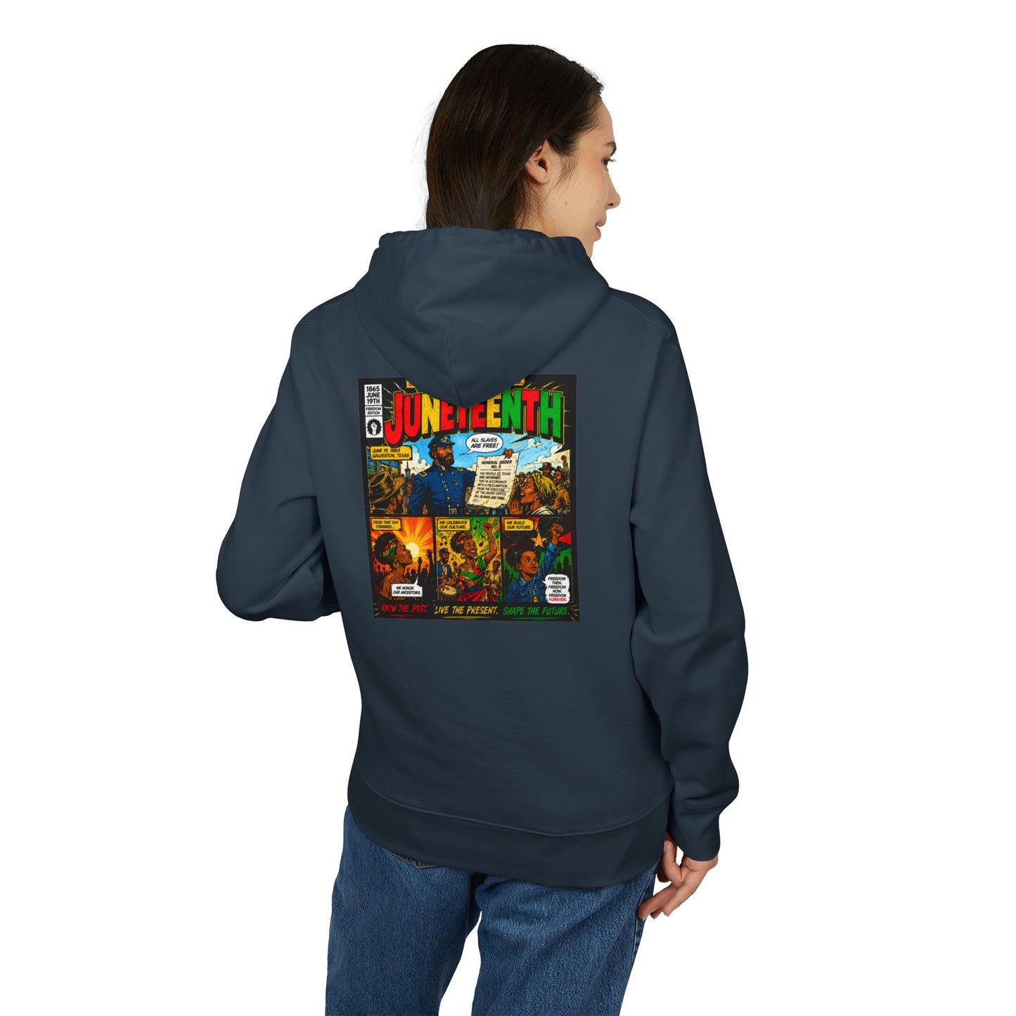 Juneteenth Comic Cover Hoodie — Juneteenth Celebration Pullover