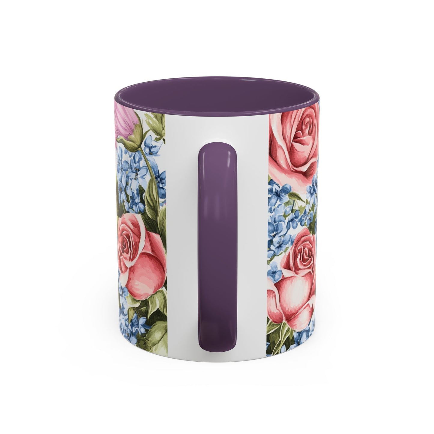 Mother's Day Butterfly Floral Coffee Mug – "Happy Mother's Day" Accent Mug (11/15 oz)