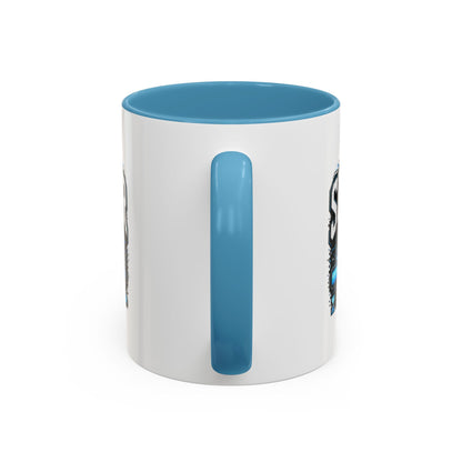 Senior Year Loading 2027 Accent Coffee Mug — Graduation Gift Cup (11/15oz)