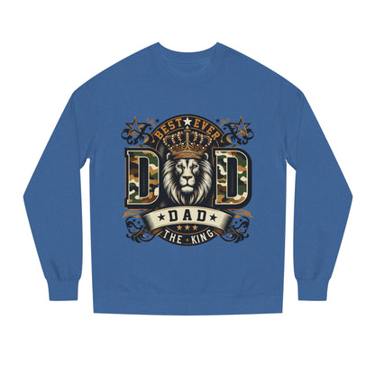 Dad The King Lion Sweatshirt – Best Ever DAD Camouflage Design