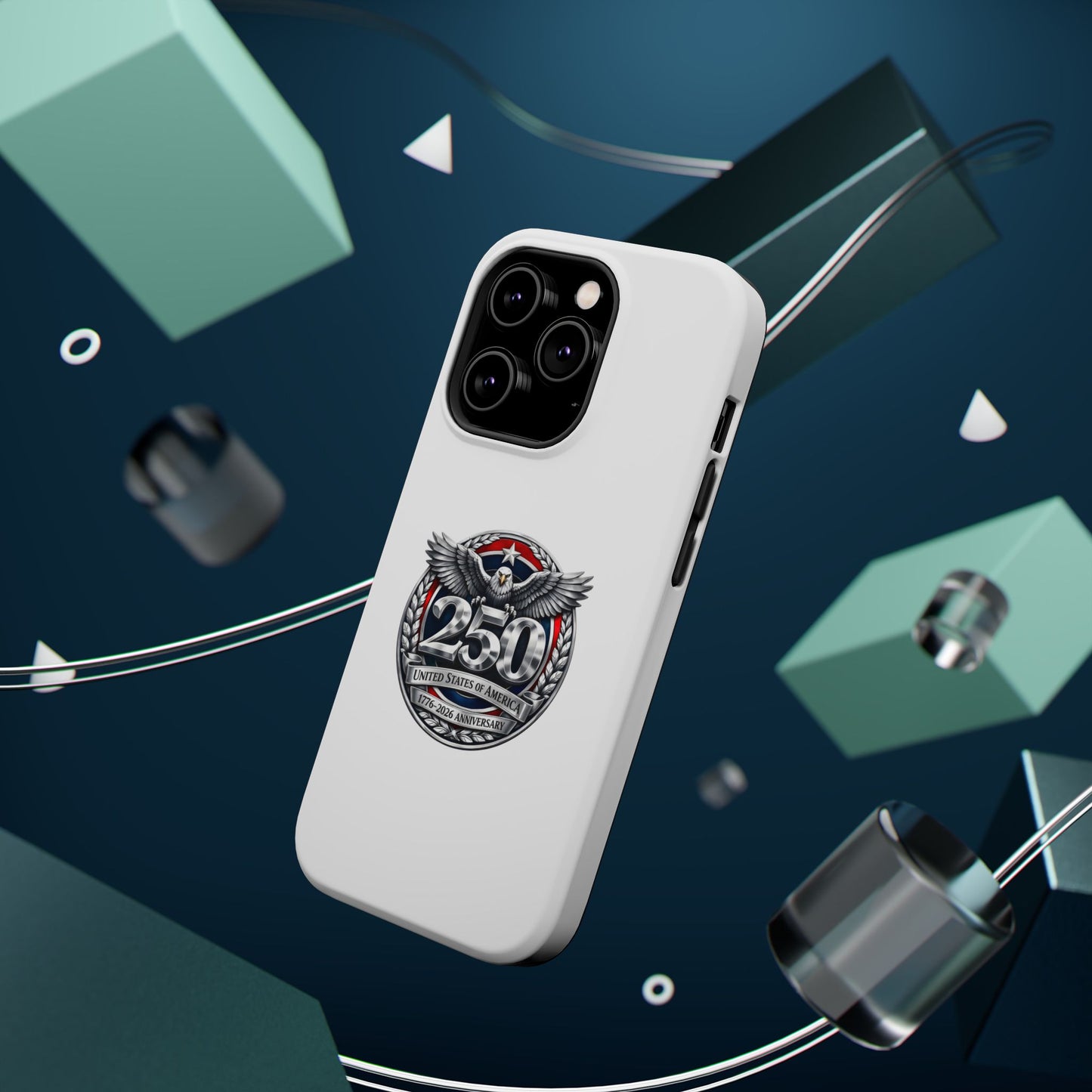 iPhone Magnetic Impact Case — 250th Anniversary Eagle Badge Design
