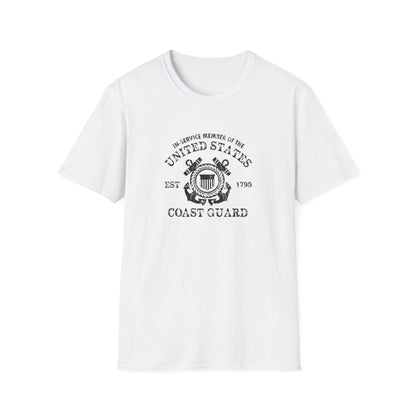 In-Service Member of the United States EST 1790 Coast Guard T-Shirt