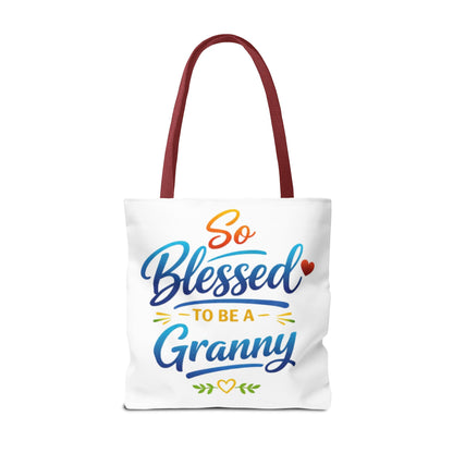 So Blessed to Be a Granny Tote Bag — Gift Tote for New Grandmothers