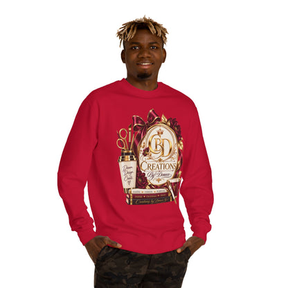 Creations by Damaris Graphic Sweatshirt — Cozy Artist Logo Crewneck