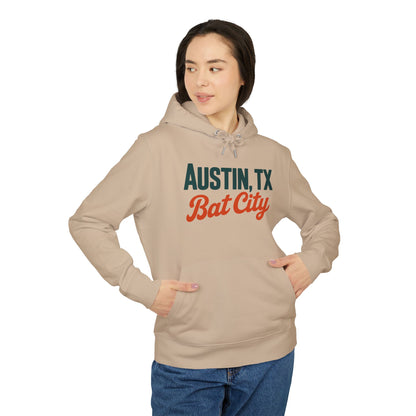 Austin, TX Bat City Hoodie – Retro Script City Pride Pullover