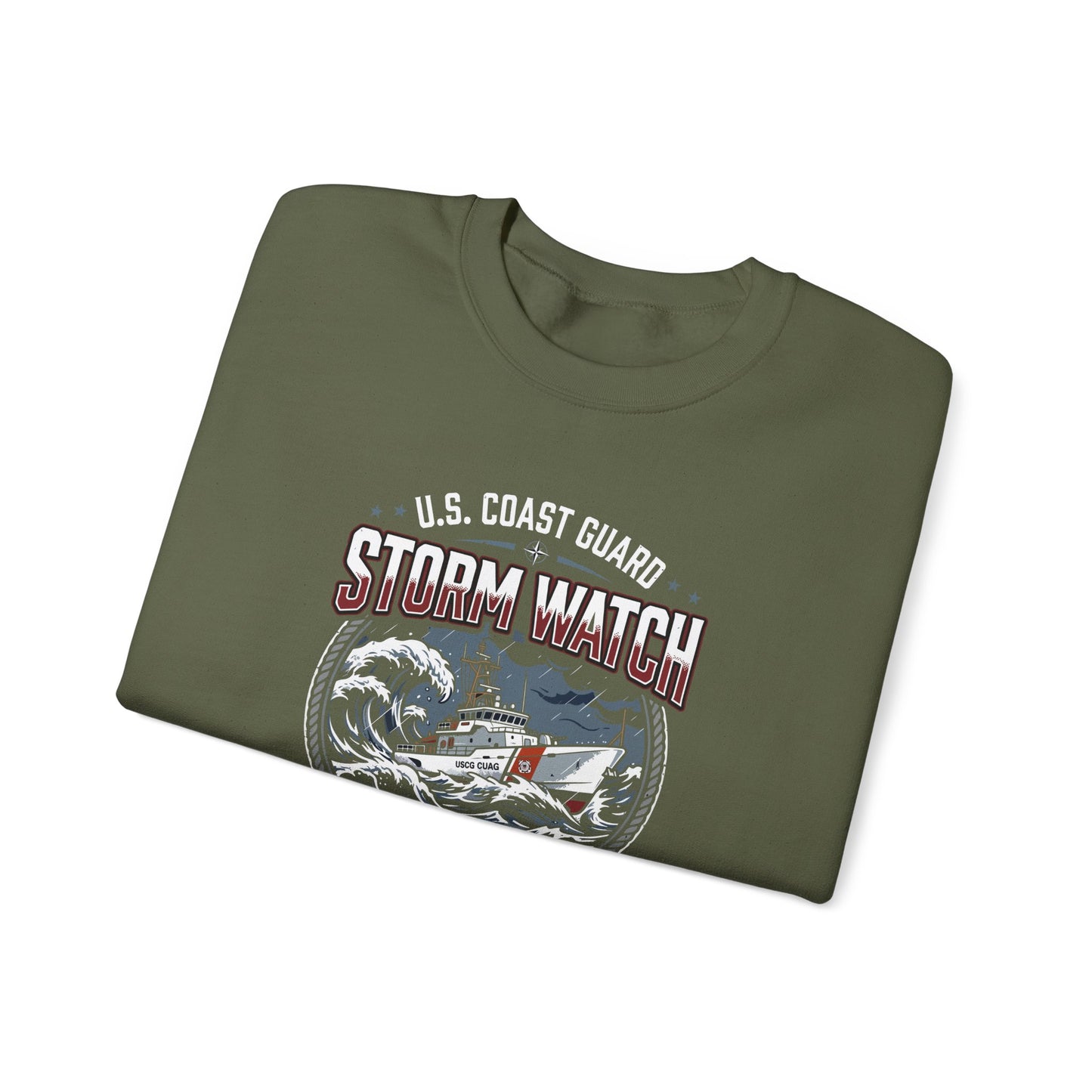 U.S Coast Guard Storm Watch Semper Paratus Sweatshirt