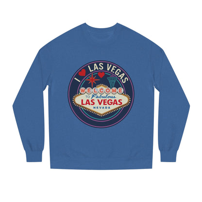 Las Vegas Welcome Sign Sweatshirt – Retro "I  Las Vegas" Crewneck