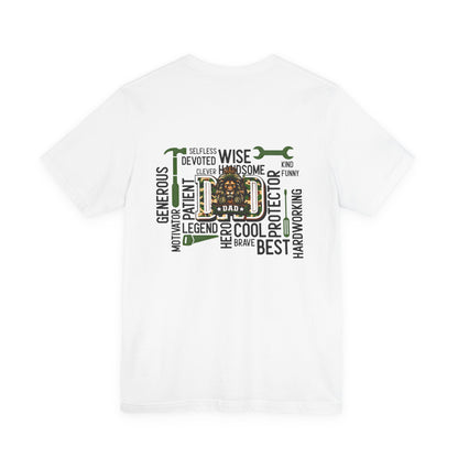 Best Dad Toolbox Word Cloud T-Shirt