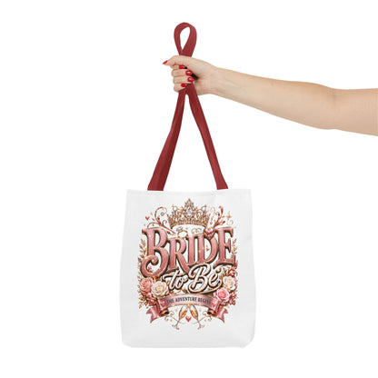 Bride-to-Be Floral Tote Bag - Bachelorette Gift & Bridal Shower Accessory