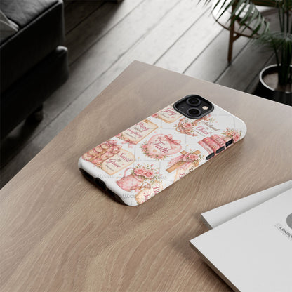 Faith Floral Phone Case – Christian Inspirational Scripture iPhone Cover (Choose Joy, Pray, Faith)