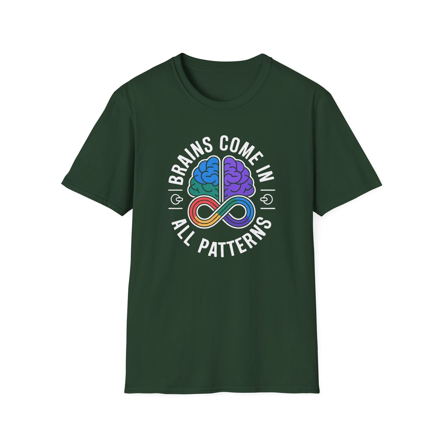 Brains Come in All Patterns T-Shirt