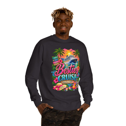 Besties Cruise Sweatshirt - Tropical Girls' Cruise Crewneck