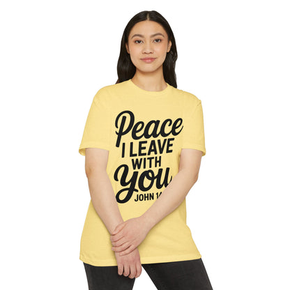 Peace I Leave With You T-Shirt — John 14:27 Christian Tee