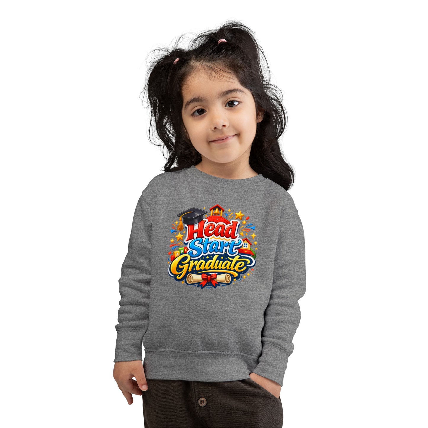Head Start Graduate Toddler Sweatshirt — Preschool Graduation Crewneck